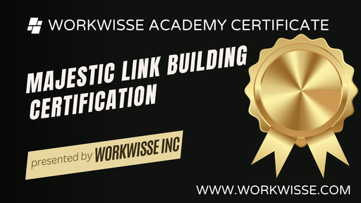 Majestic link building Certification