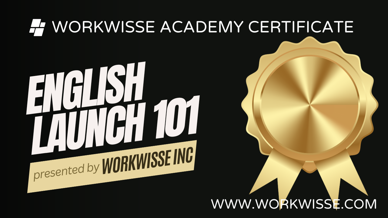 English Launch 101 Certification