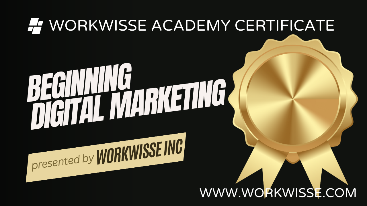 Beginning Digital Marketing Certification